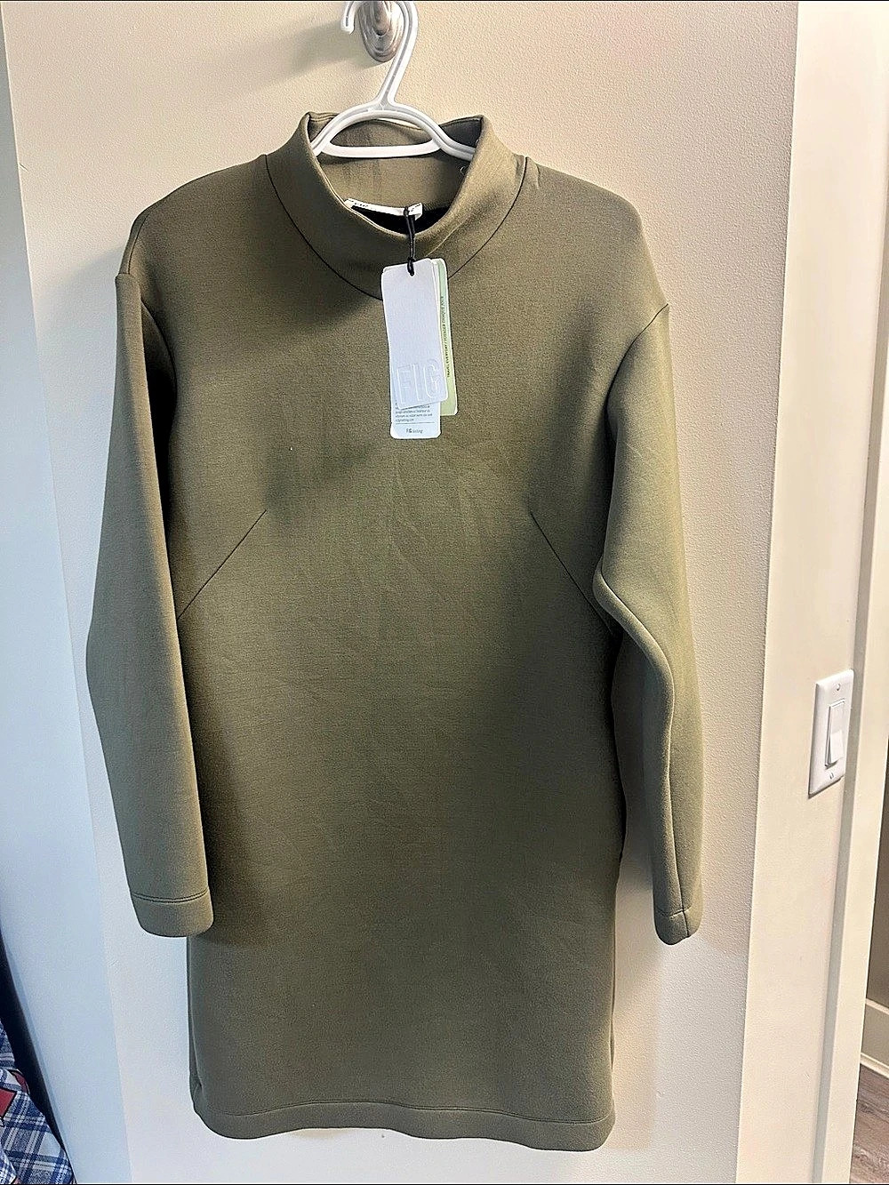 FIG Florence Dress Mini in Green Size XS NWT